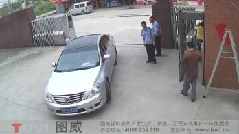 200萬像素-工廠大門超高視頻監控效果錄像演示